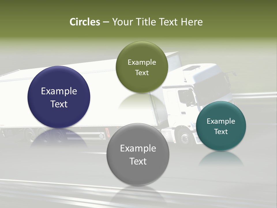 Truck Speed Trailer PowerPoint Template