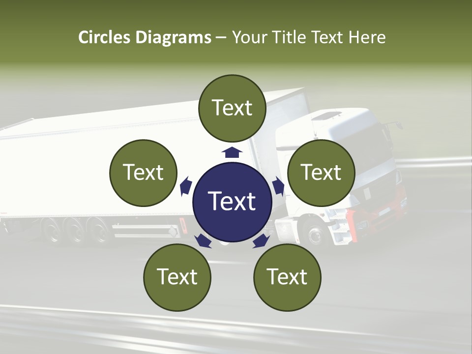 Truck Speed Trailer PowerPoint Template