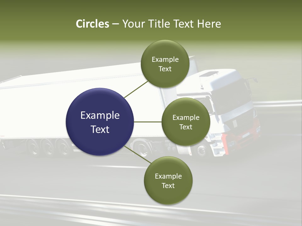 Truck Speed Trailer PowerPoint Template