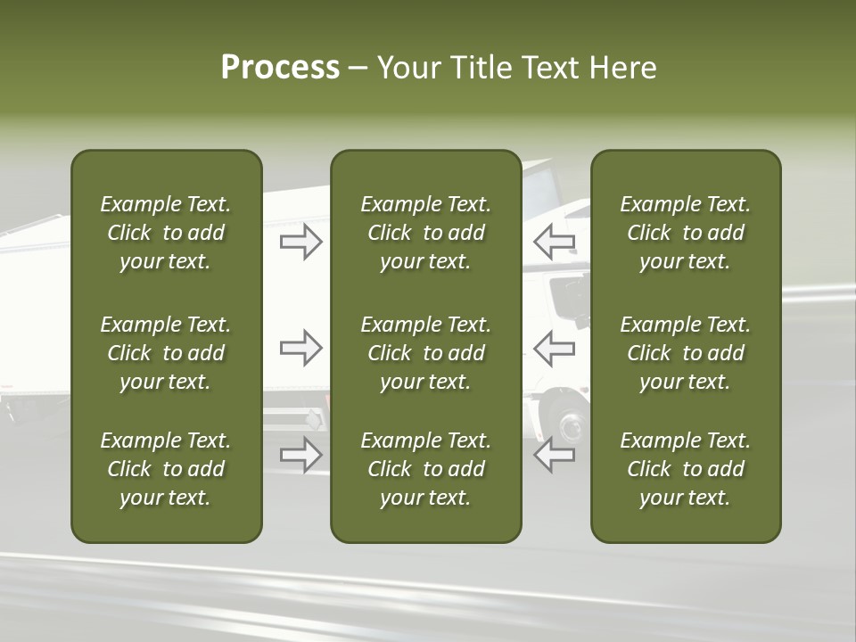 Truck Speed Trailer PowerPoint Template