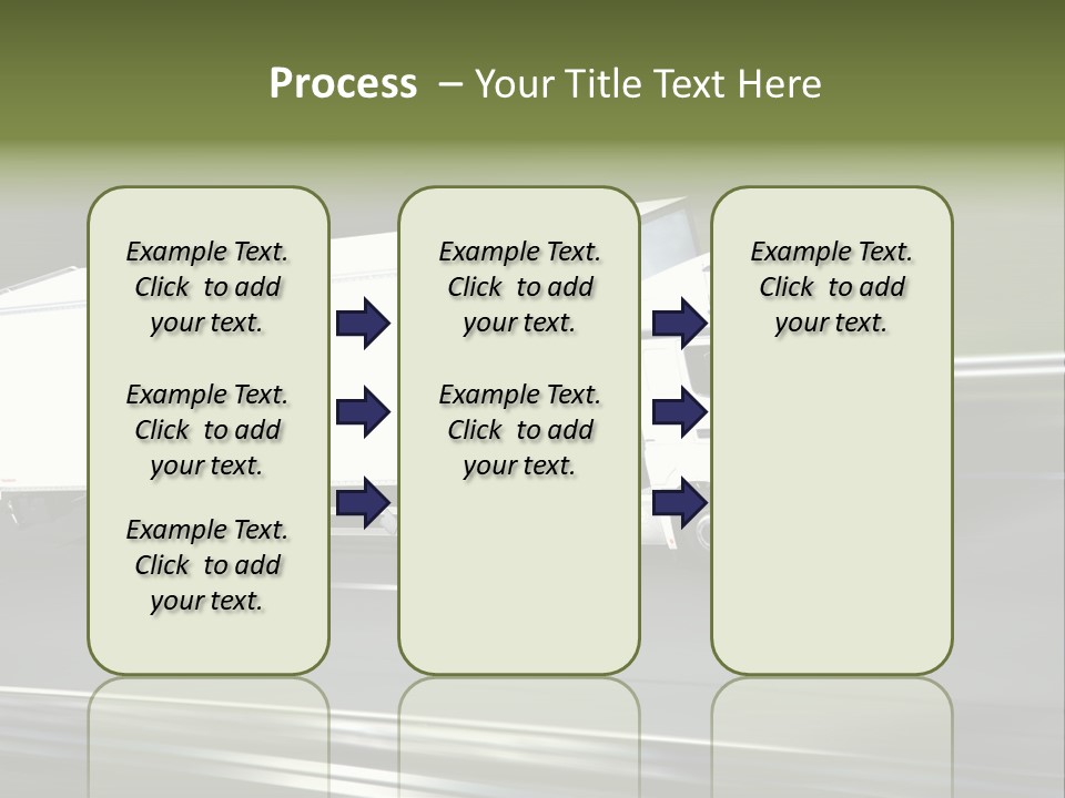 Truck Speed Trailer PowerPoint Template