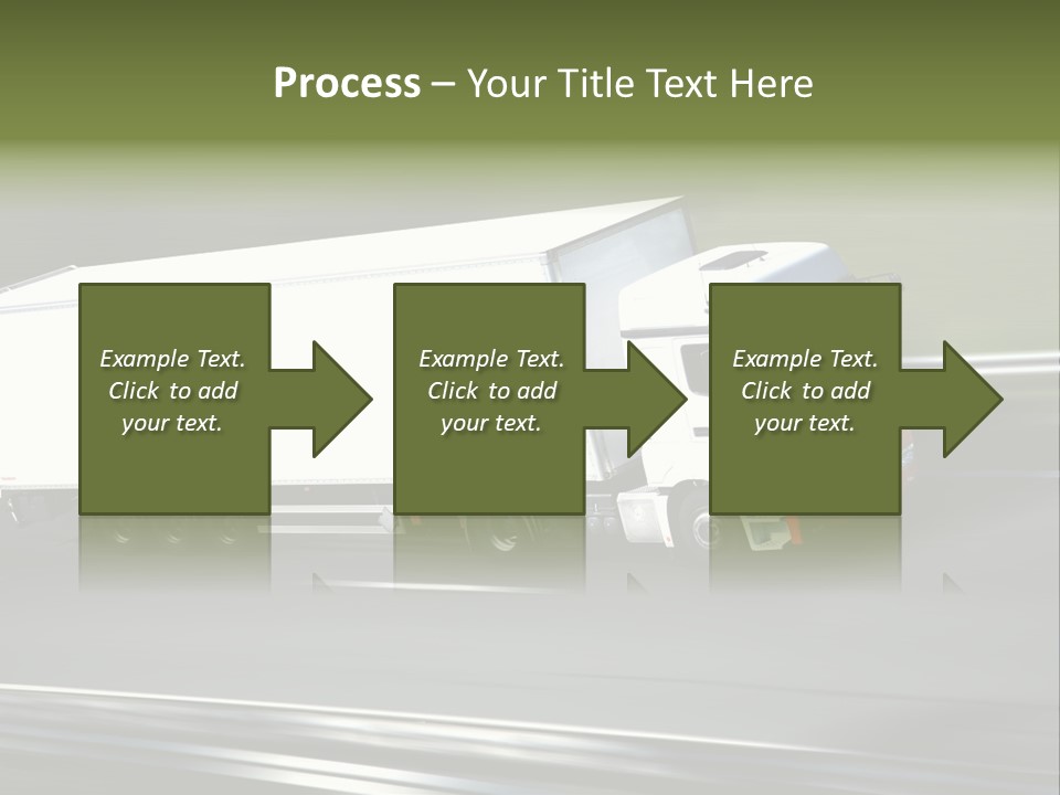 Truck Speed Trailer PowerPoint Template