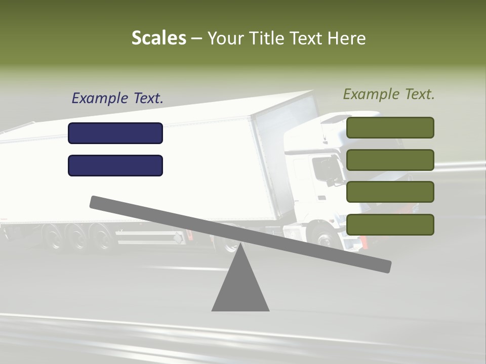 Truck Speed Trailer PowerPoint Template