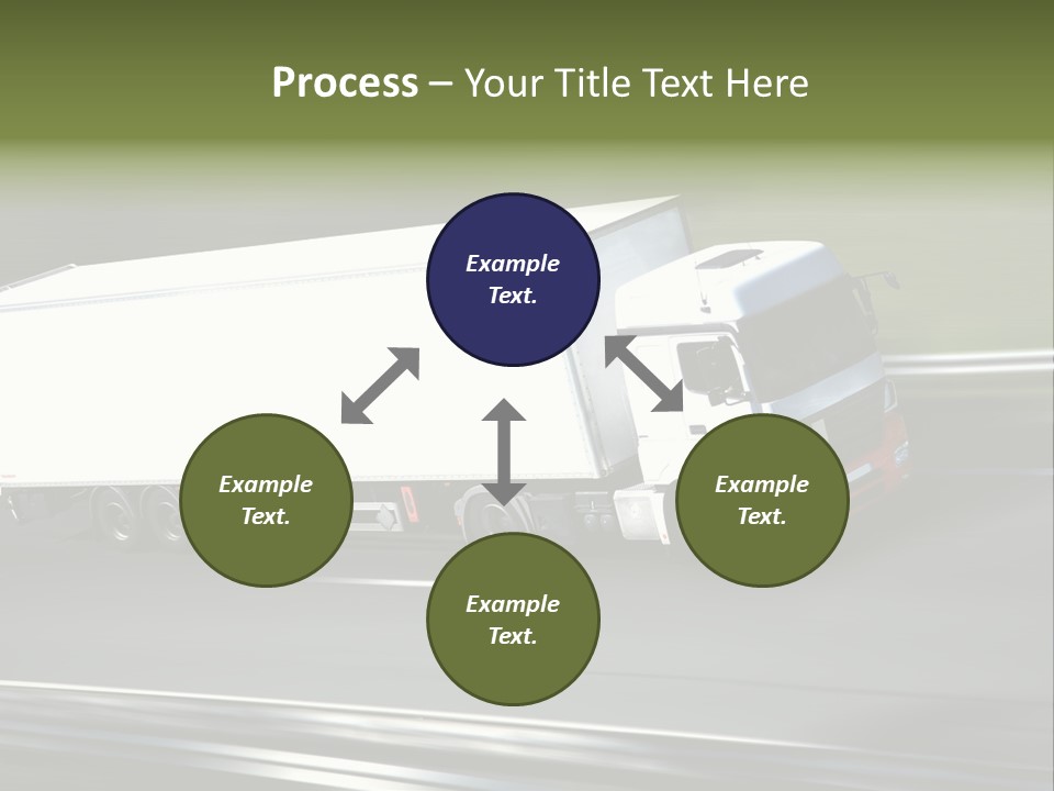 Truck Speed Trailer PowerPoint Template