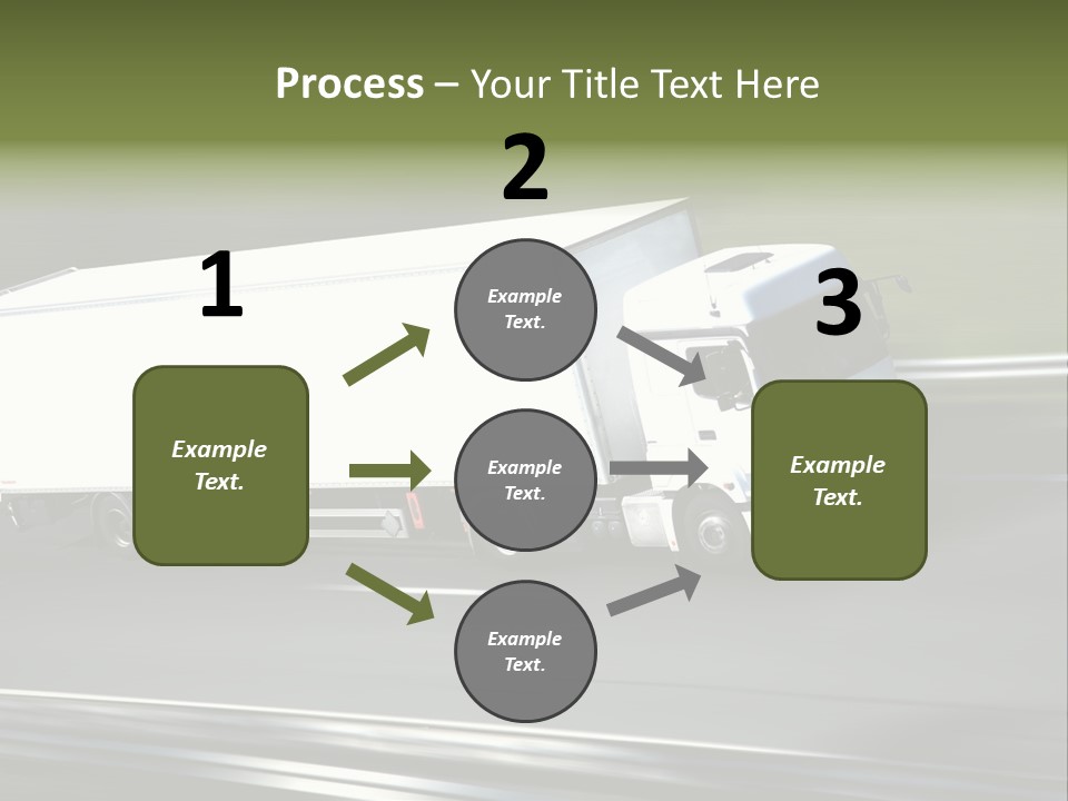 Truck Speed Trailer PowerPoint Template