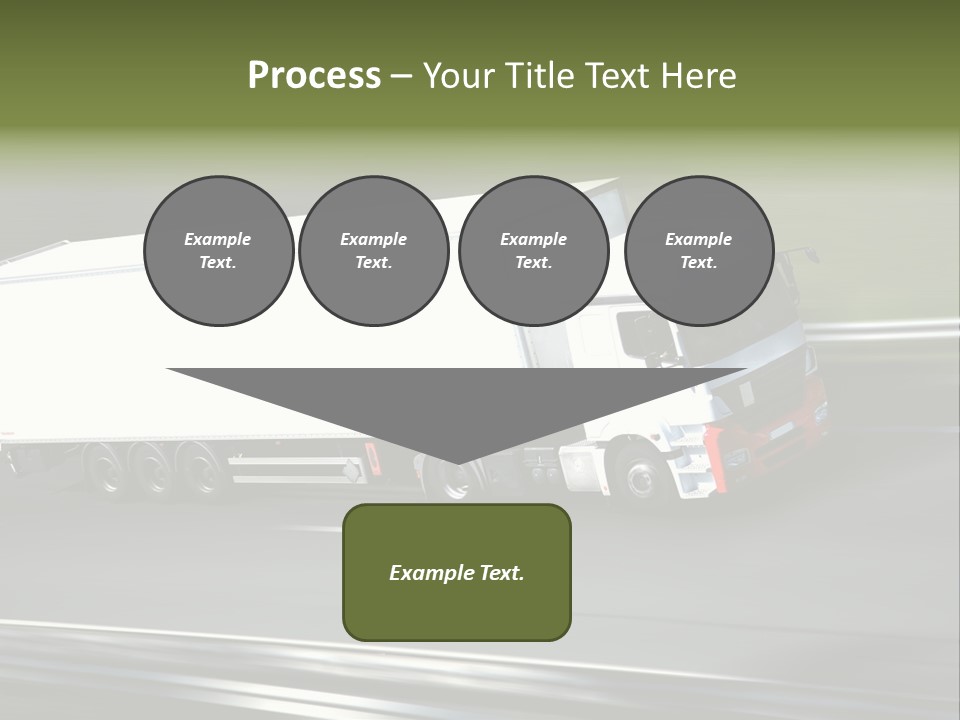 Truck Speed Trailer PowerPoint Template