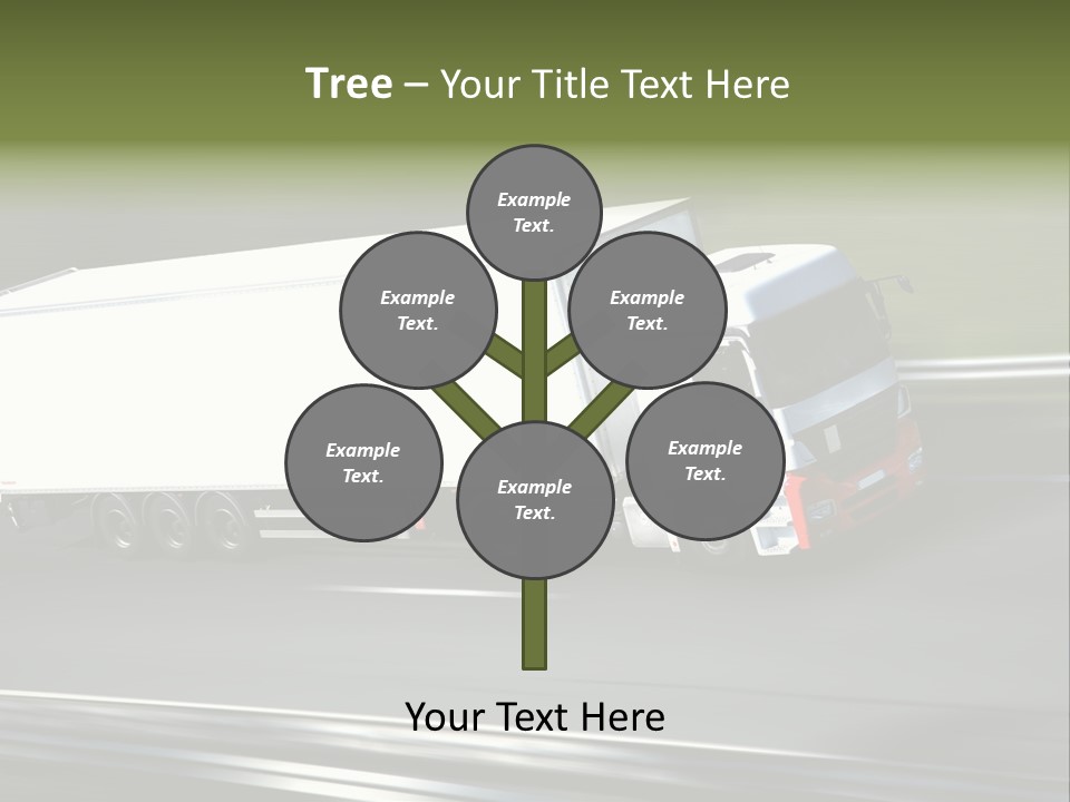 Truck Speed Trailer PowerPoint Template