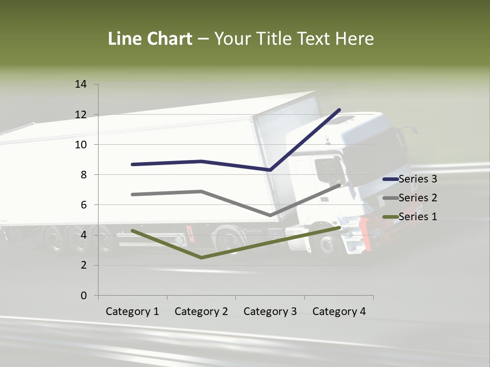 Truck Speed Trailer PowerPoint Template