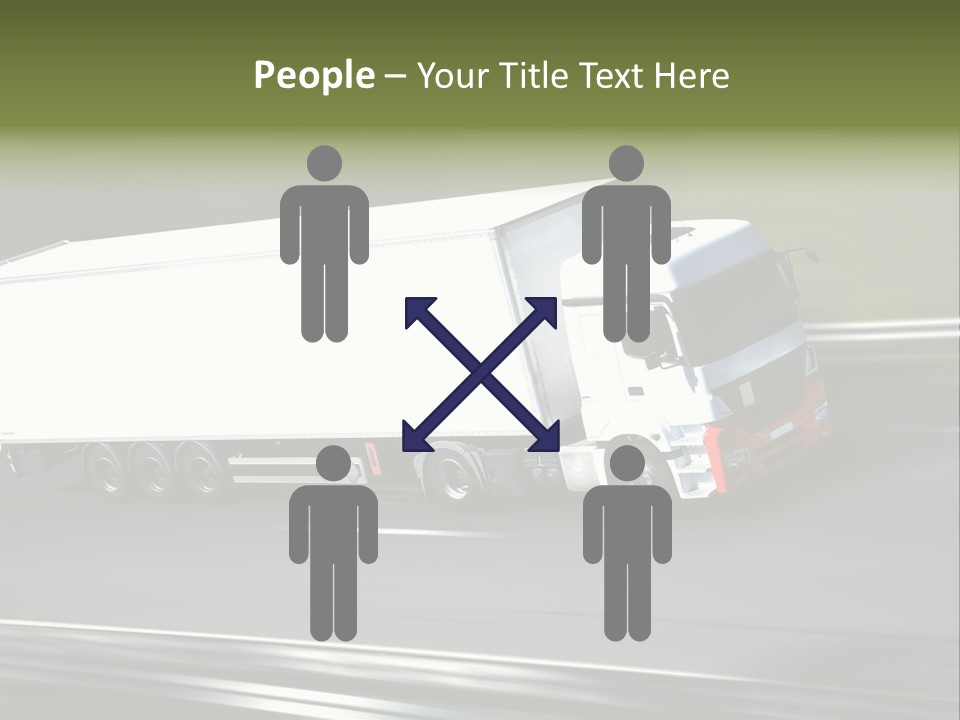 Truck Speed Trailer PowerPoint Template