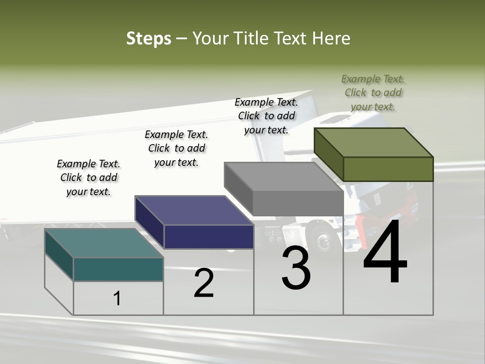 Truck Speed Trailer PowerPoint Template