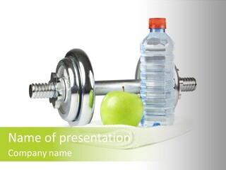 Juicy Sport Healthy PowerPoint Template