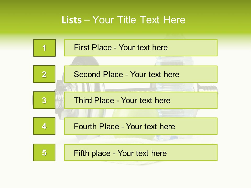 Juicy Sport Healthy PowerPoint Template