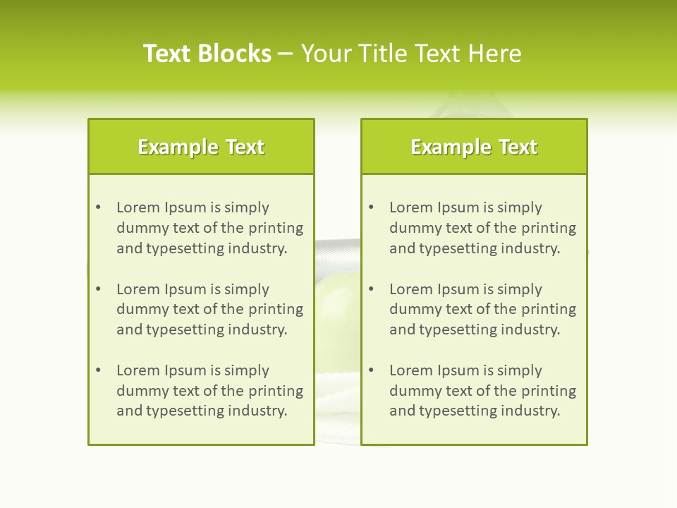Juicy Sport Healthy PowerPoint Template