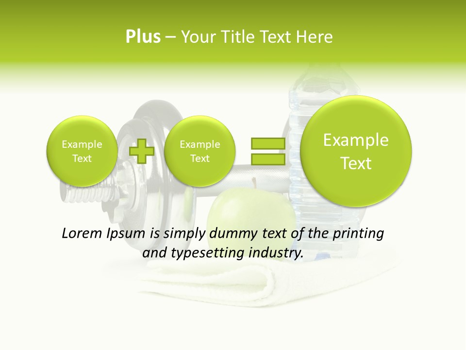 Juicy Sport Healthy PowerPoint Template