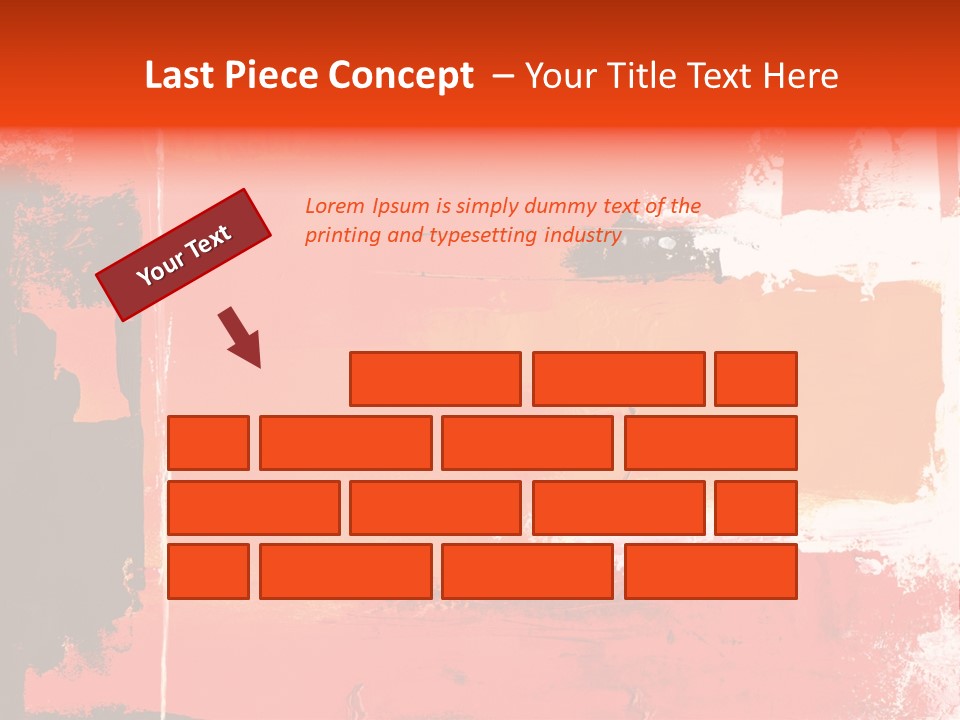 Painting Red Glowing PowerPoint Template