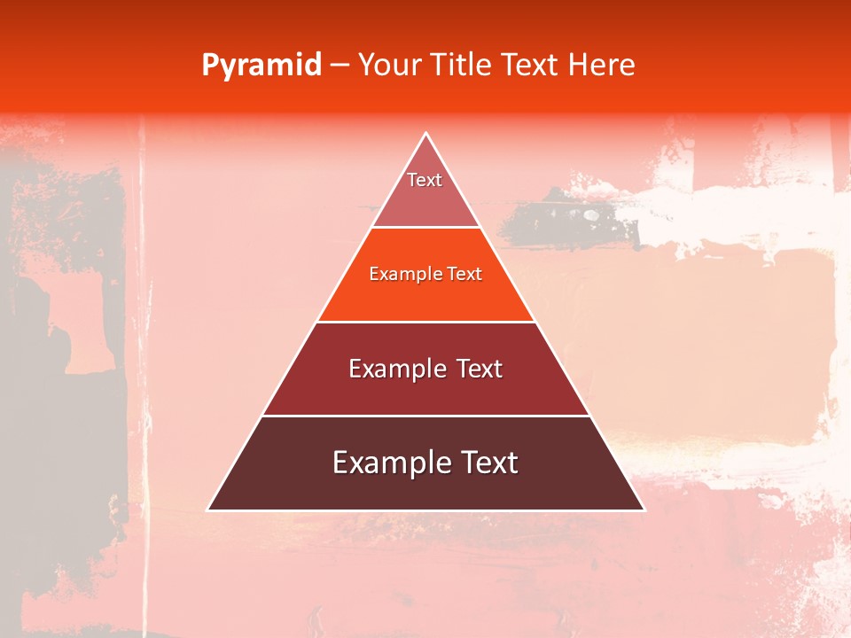 Painting Red Glowing PowerPoint Template