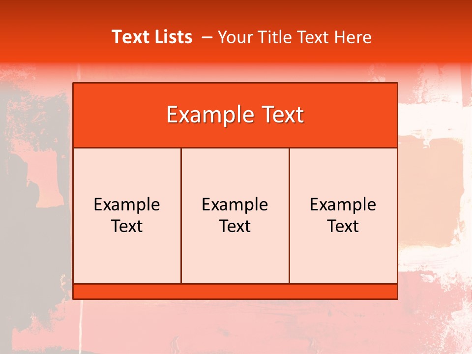 Painting Red Glowing PowerPoint Template