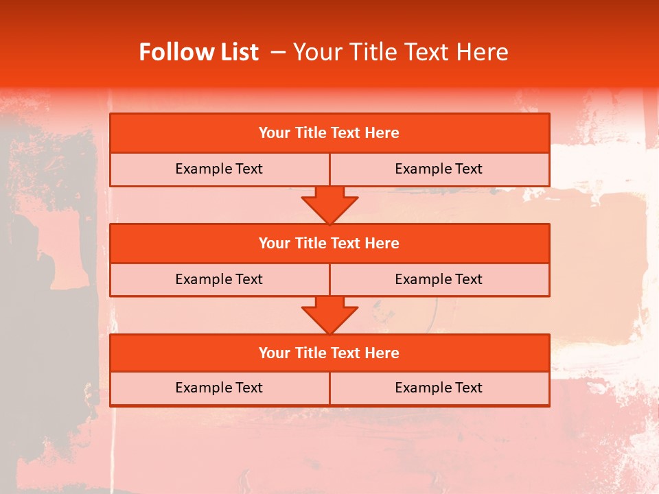 Painting Red Glowing PowerPoint Template