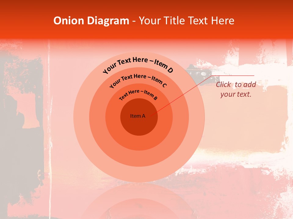 Painting Red Glowing PowerPoint Template