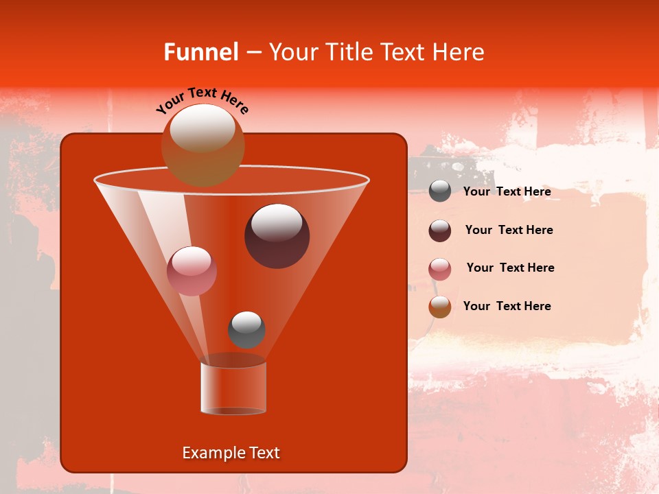 Painting Red Glowing PowerPoint Template