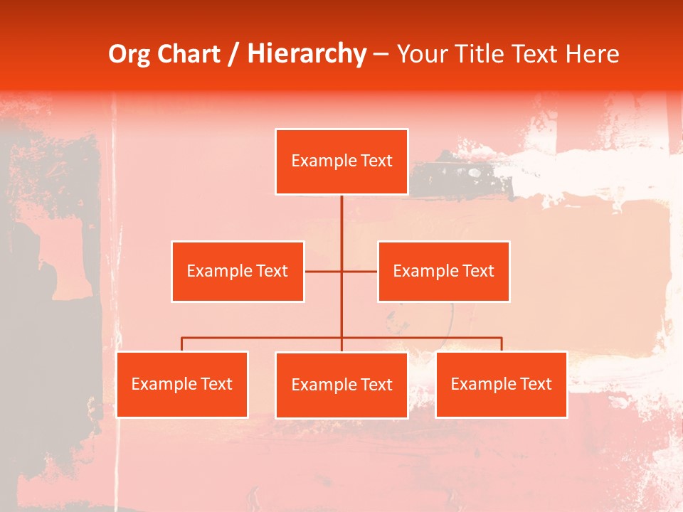 Painting Red Glowing PowerPoint Template