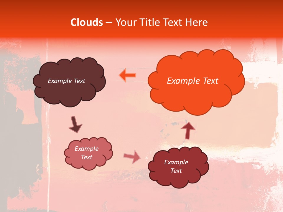 Painting Red Glowing PowerPoint Template