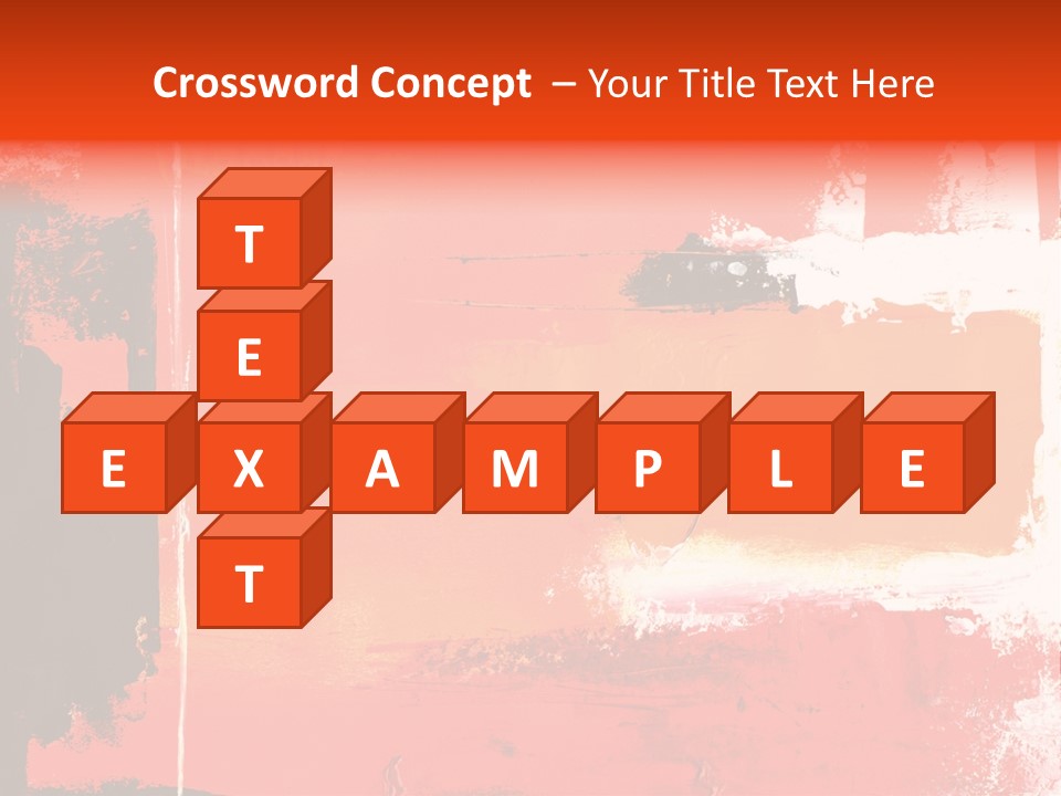 Painting Red Glowing PowerPoint Template