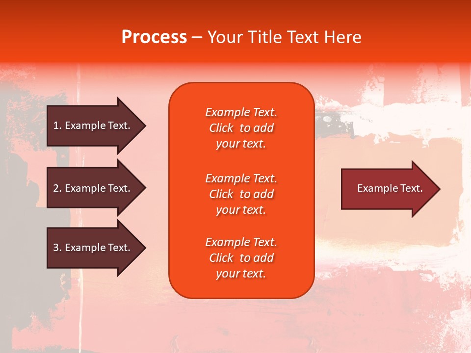 Painting Red Glowing PowerPoint Template