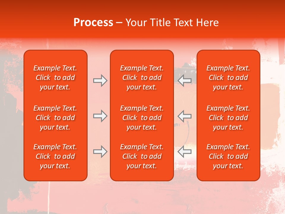 Painting Red Glowing PowerPoint Template