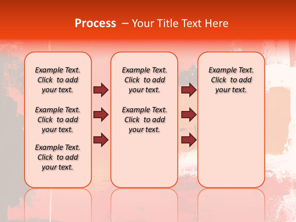 Painting Red Glowing PowerPoint Template