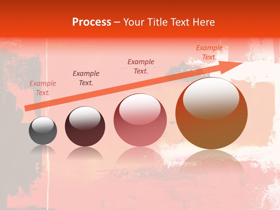 Painting Red Glowing PowerPoint Template