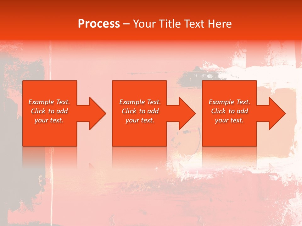 Painting Red Glowing PowerPoint Template