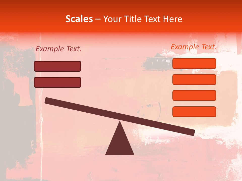Painting Red Glowing PowerPoint Template