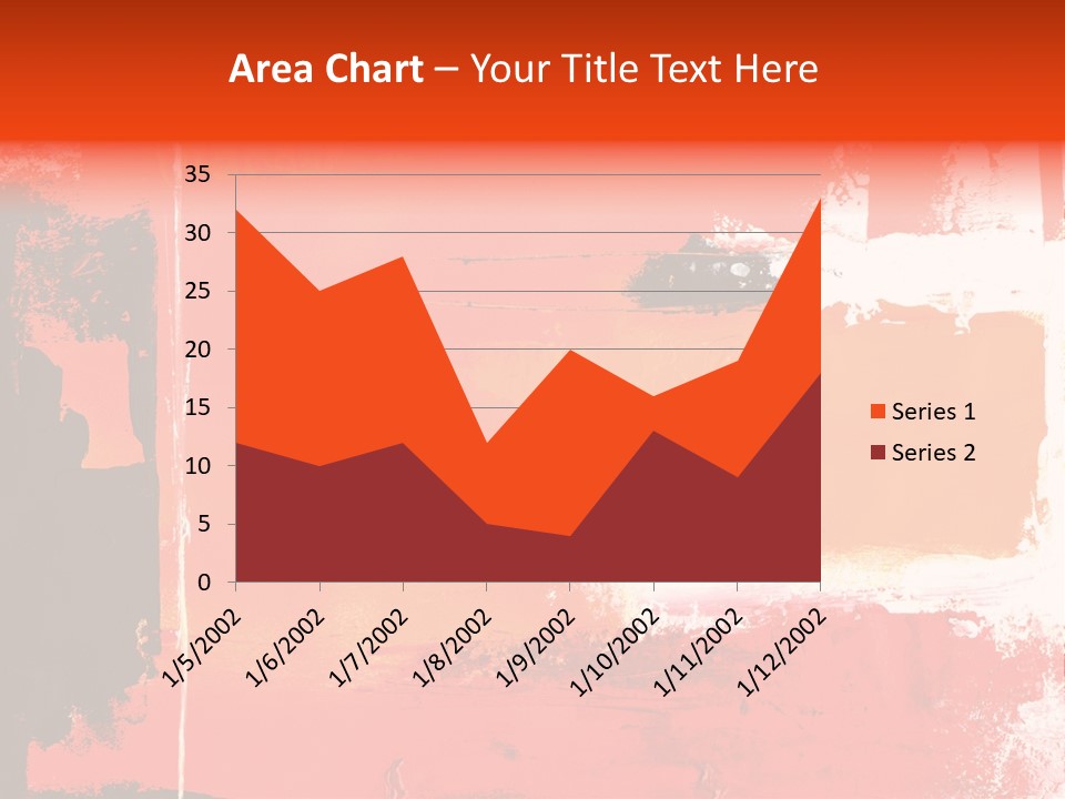 Painting Red Glowing PowerPoint Template