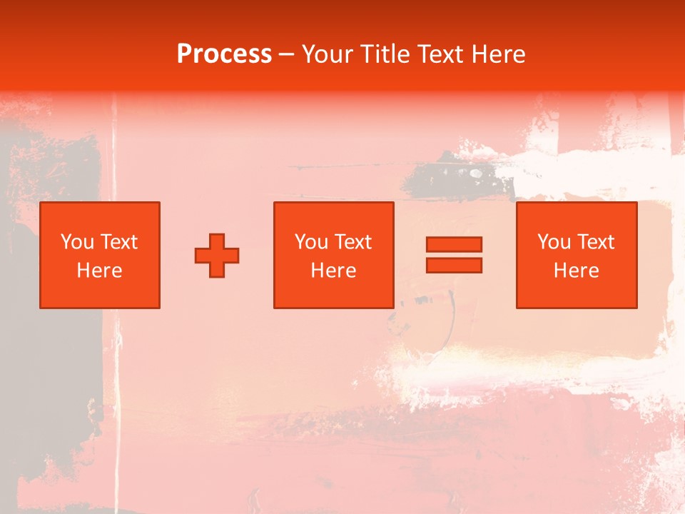 Painting Red Glowing PowerPoint Template