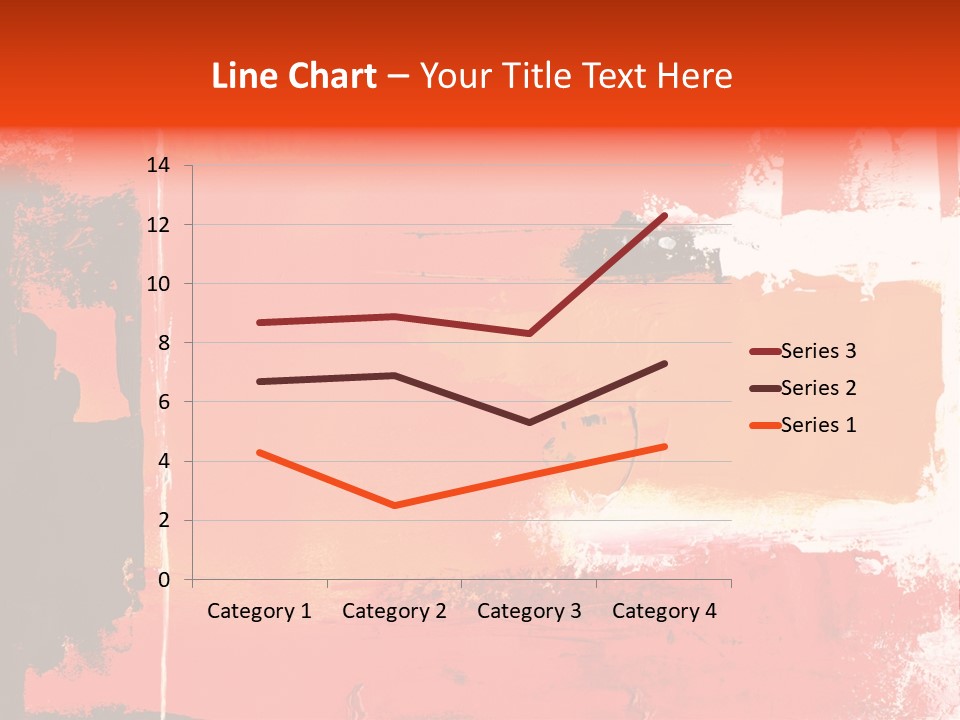 Painting Red Glowing PowerPoint Template