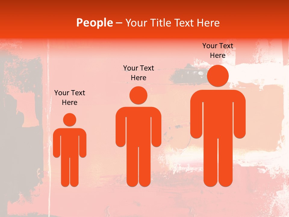 Painting Red Glowing PowerPoint Template