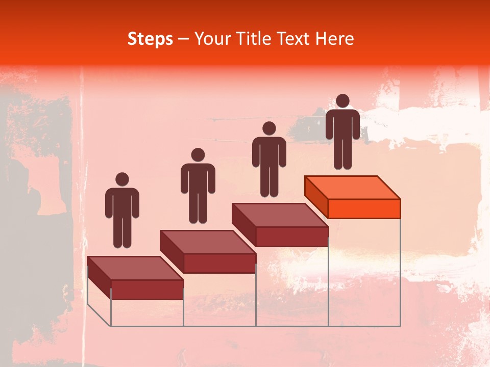 Painting Red Glowing PowerPoint Template