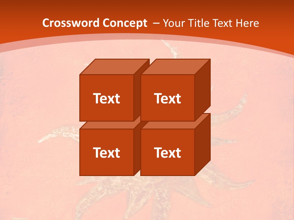 Light Orange Sun PowerPoint Template