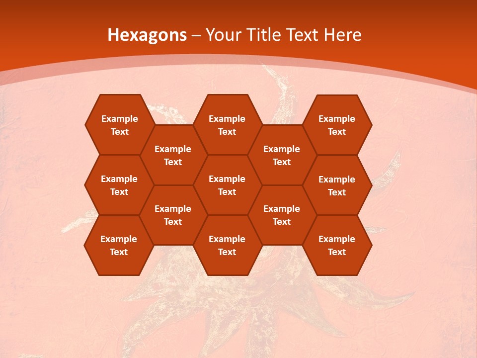 Light Orange Sun PowerPoint Template