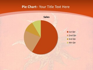 Light Orange Sun PowerPoint Template