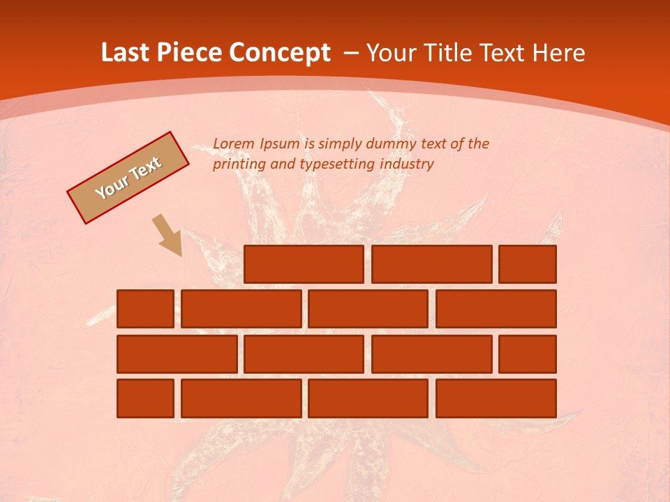 Light Orange Sun PowerPoint Template