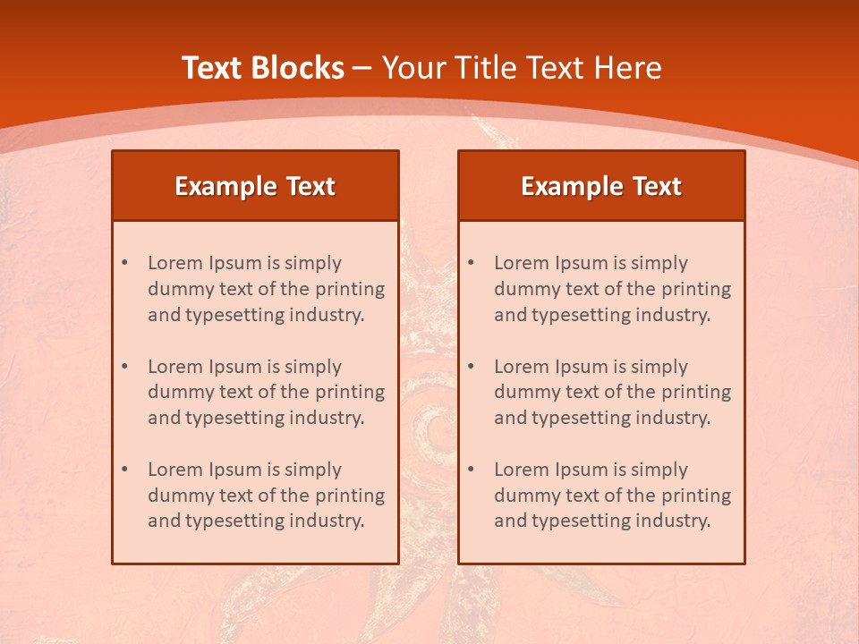 Light Orange Sun PowerPoint Template