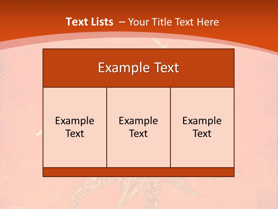 Light Orange Sun PowerPoint Template