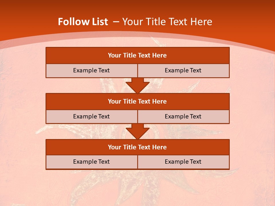 Light Orange Sun PowerPoint Template