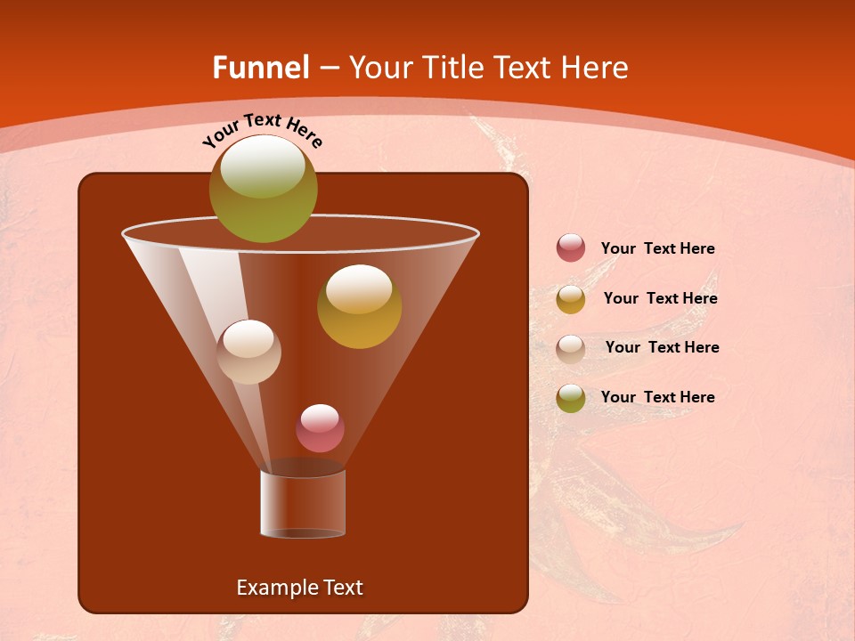 Light Orange Sun PowerPoint Template