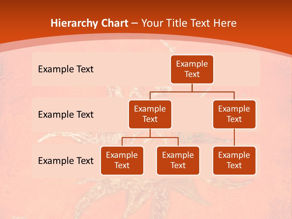 Light Orange Sun PowerPoint Template