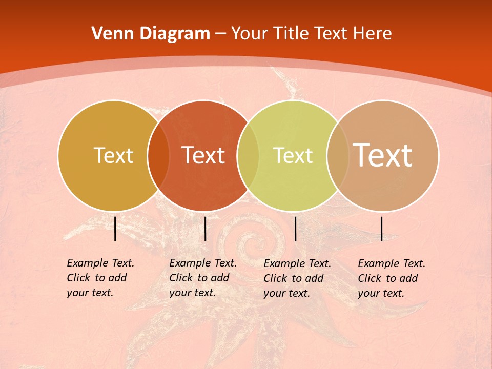 Light Orange Sun PowerPoint Template