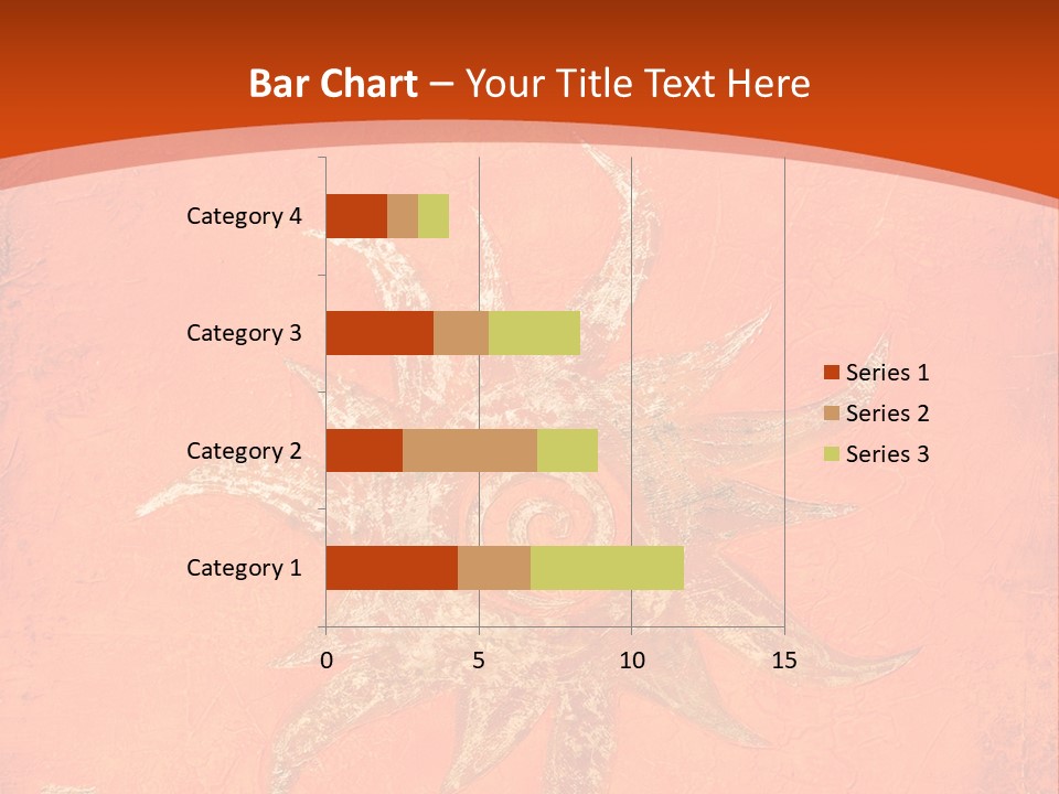 Light Orange Sun PowerPoint Template