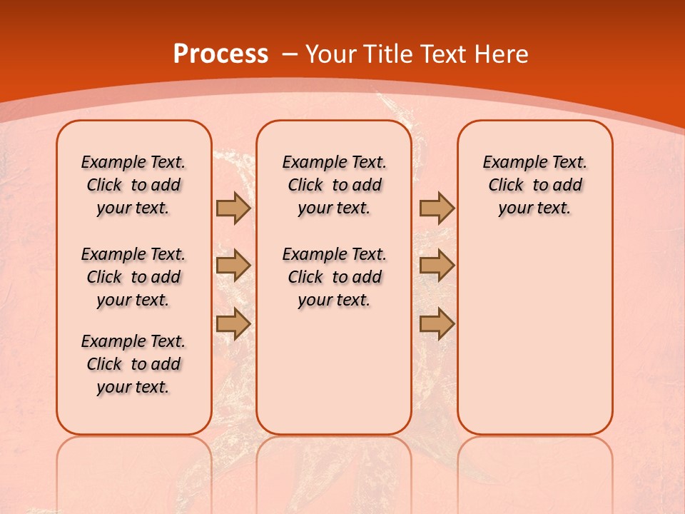 Light Orange Sun PowerPoint Template